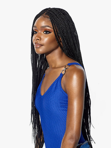 Ruwa Hand Braided Lace Wig 36”