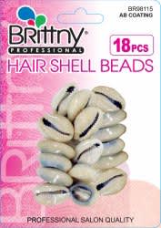 18 pcs Shell Hair Beads